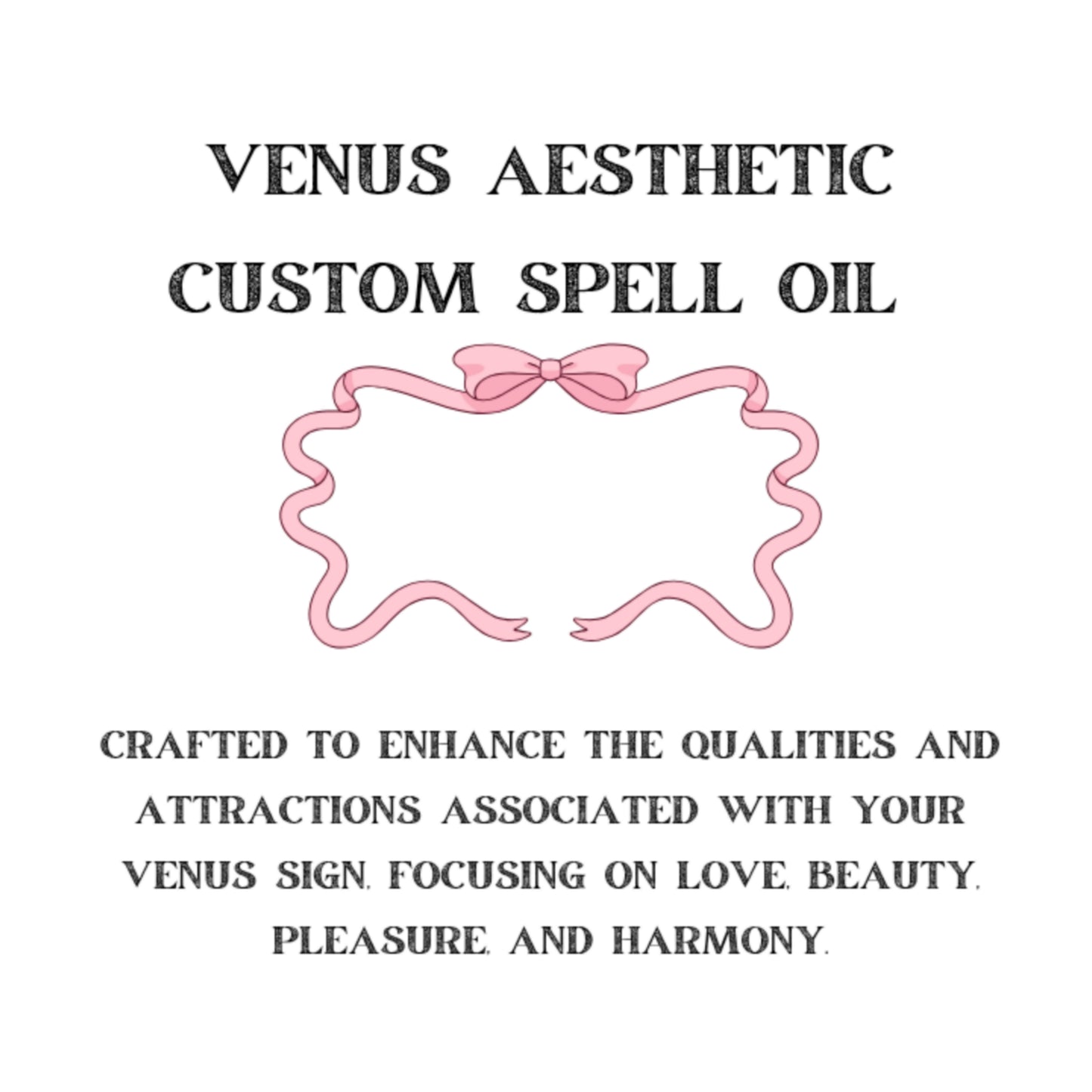 Venus Sign Custom Oil