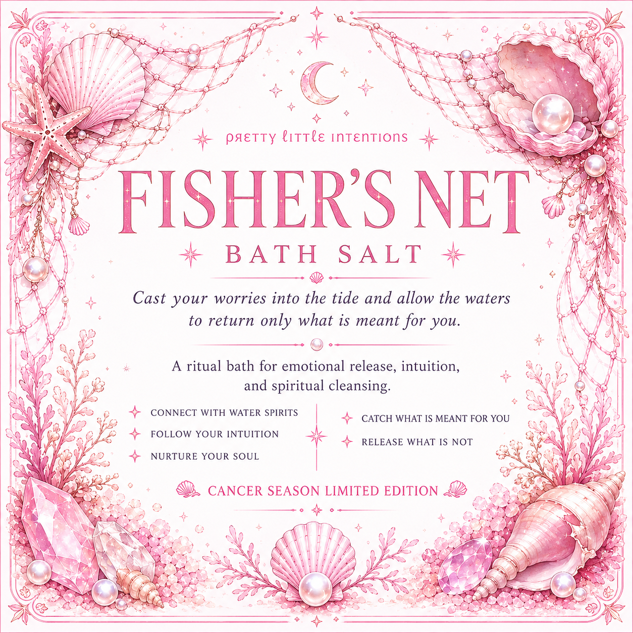 Fishers Net Spelled Bath Salt PRE-ORDER SHIPS 7/14