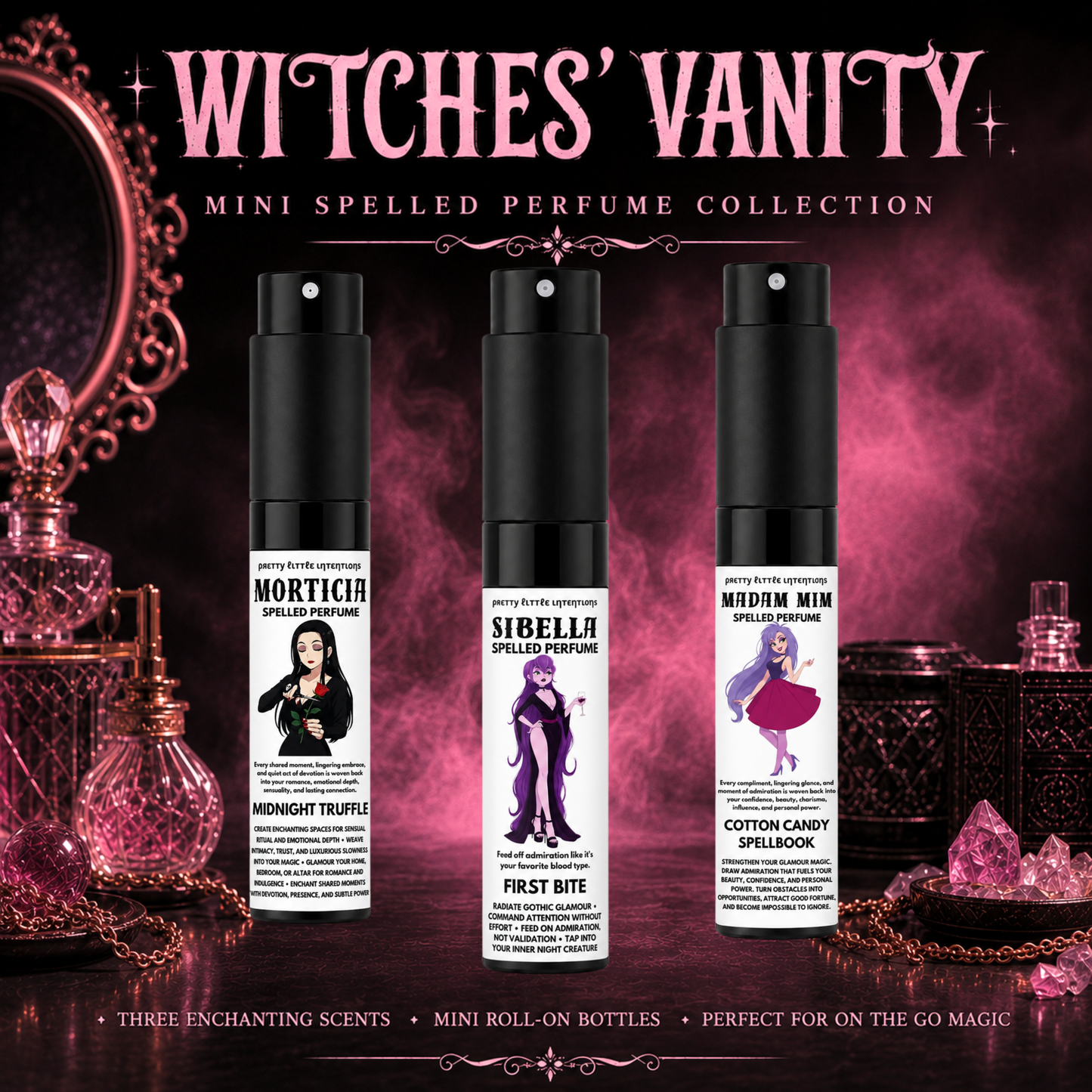 The Witches Vanity Mini Spelled Perfume Pack | PRE-ORDER Ships End of August