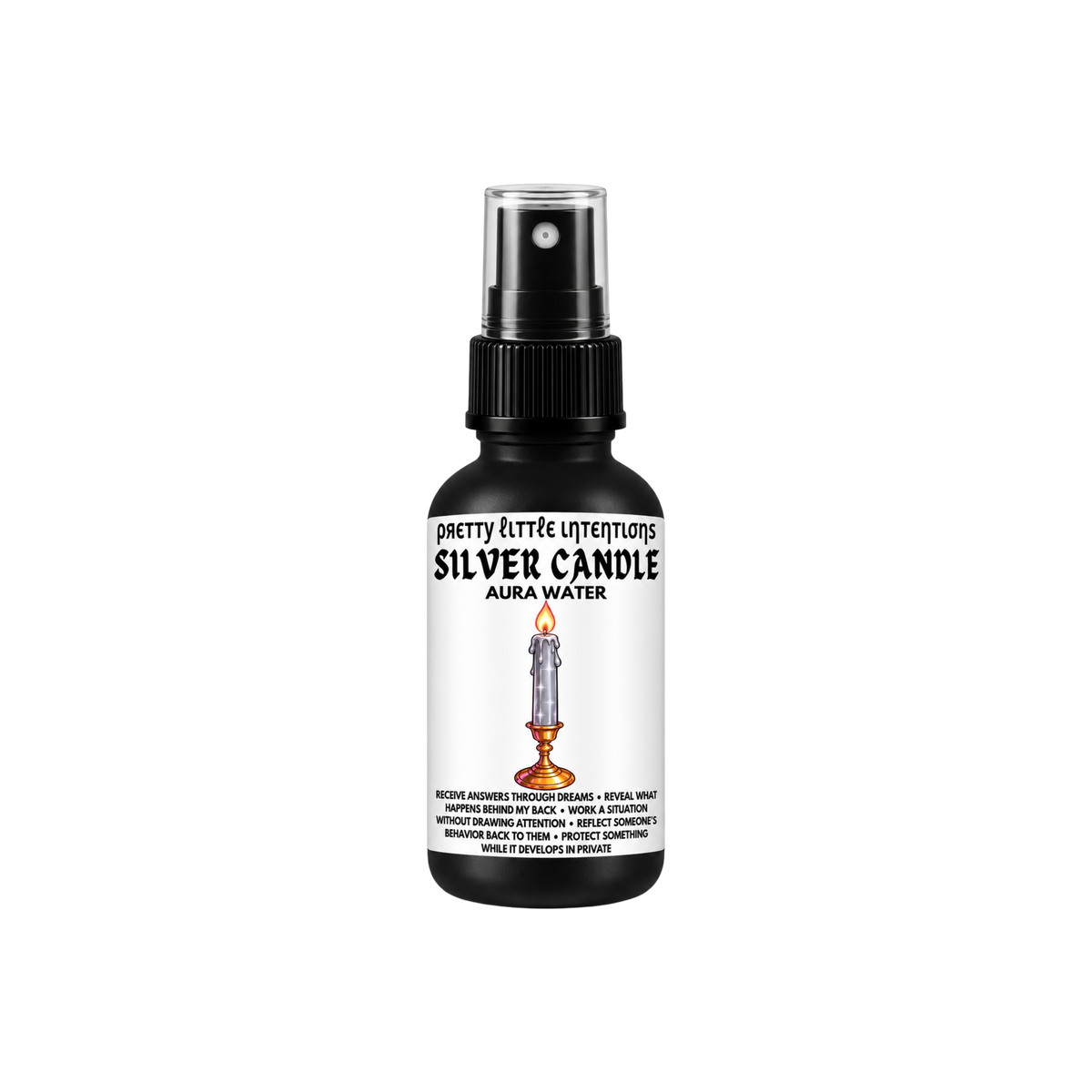 Silver Candle Aura Water 2oz | SHIPS EARLY DECEMBER