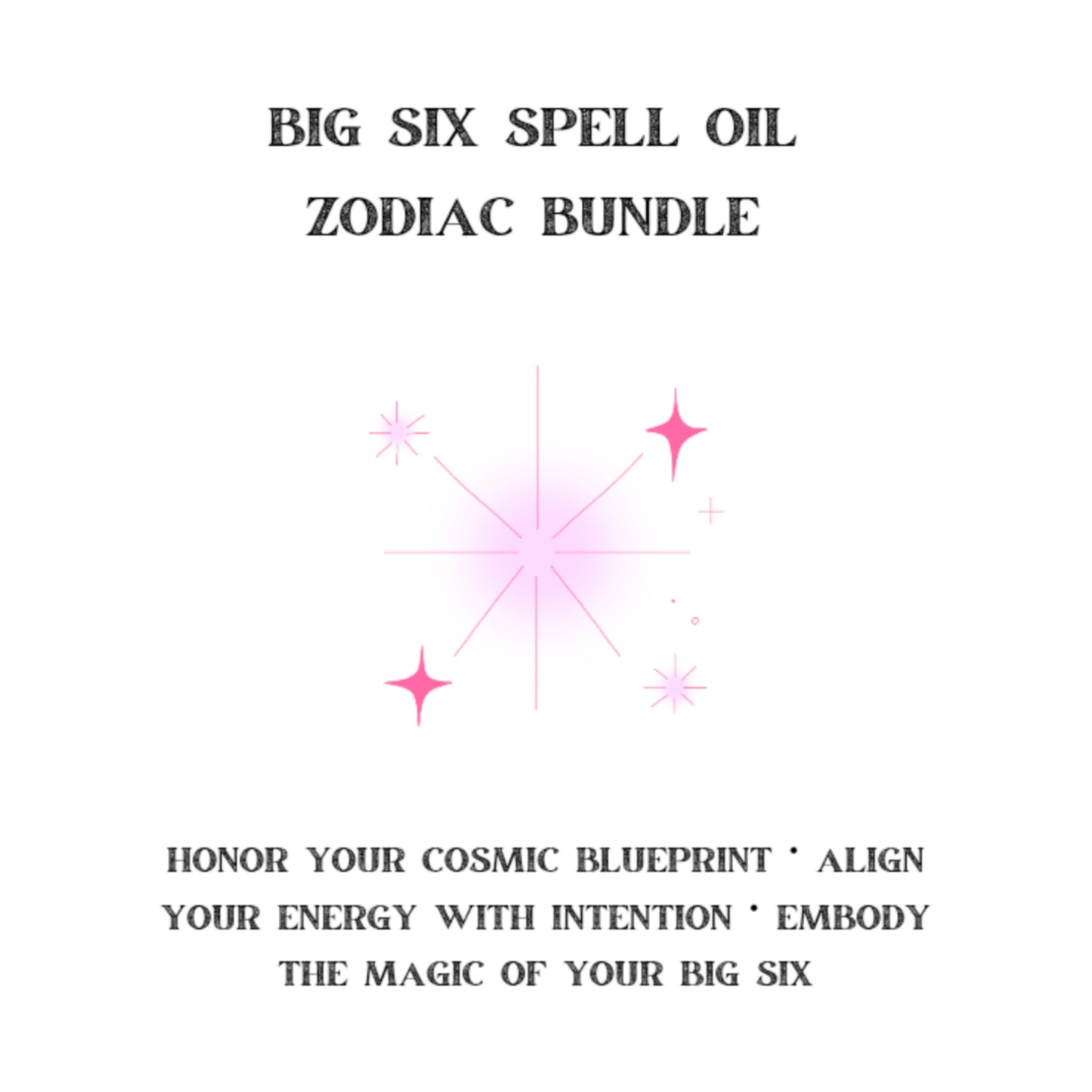 Big Six Spell Oil Zodiac Bundle