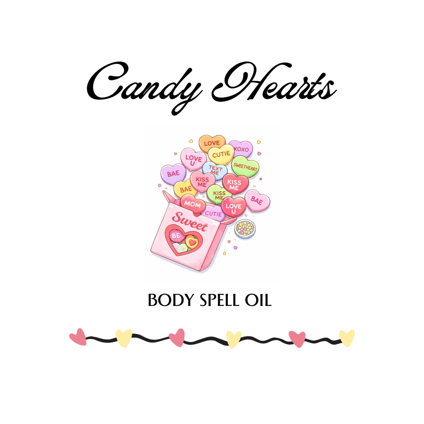Candy Hearts Body Spell Oil Limited Edition *PRE-ORDER*