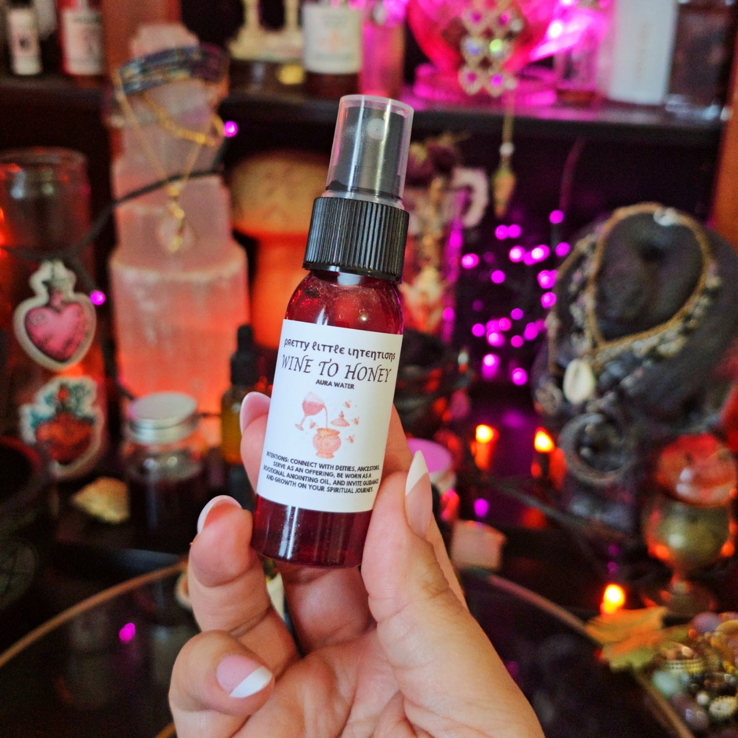Wine to Honey Aura Water