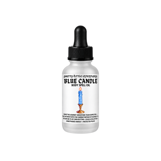 Blue Candle Spell Oil | SHIPS LATE NOVEMBER