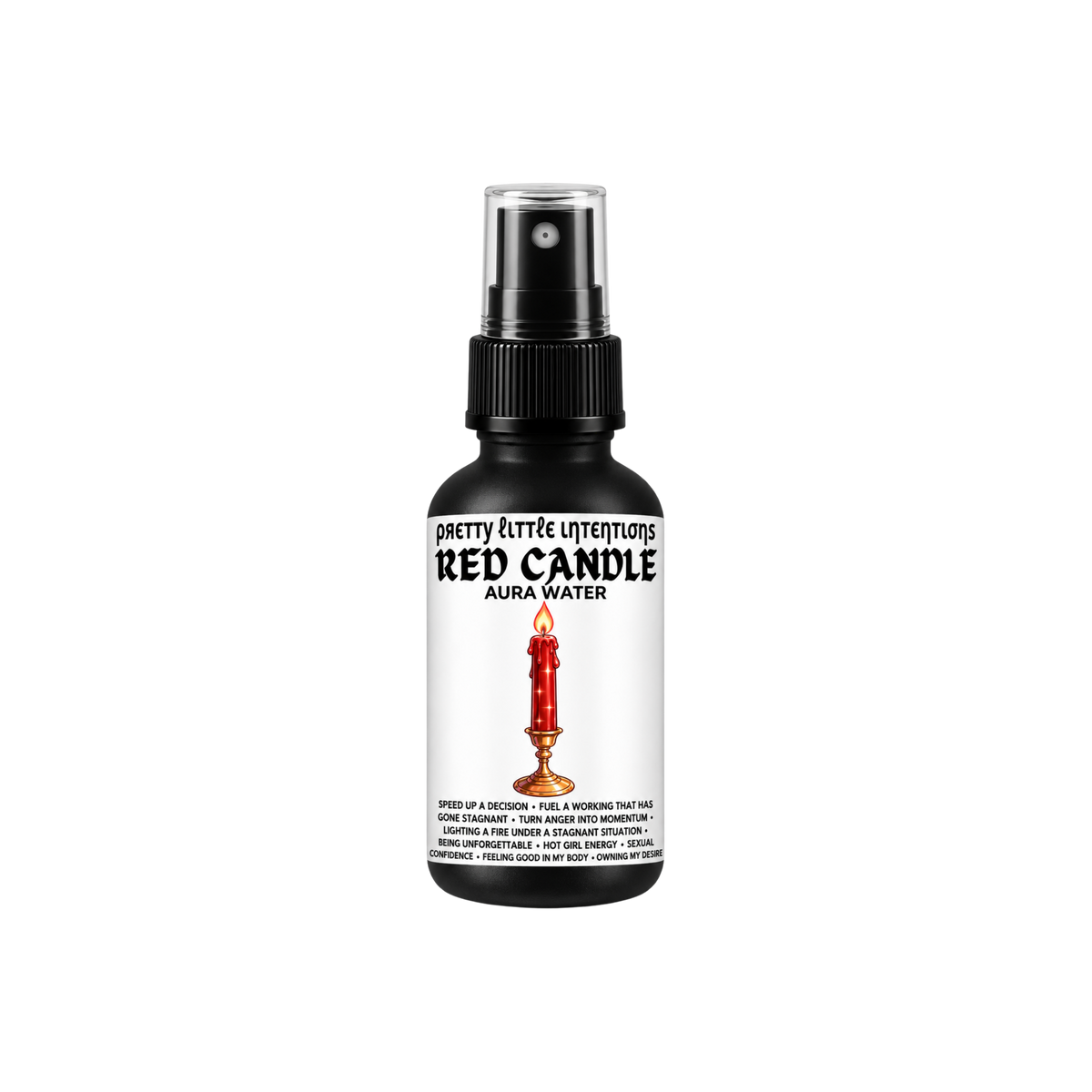 Red Candle Aura Water 2oz | SHIPS EARLY DECEMBER