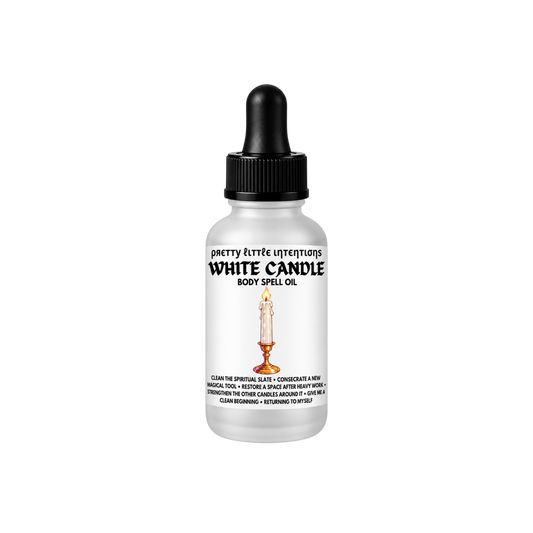 White Candle Spell Oil | SHIPS LATE NOVEMBER