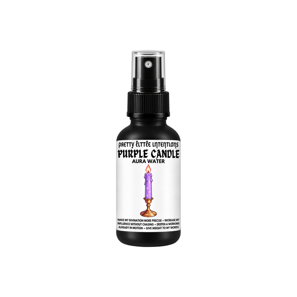 Purple Candle Aura Water 2oz | SHIPS EARLY DECEMBER
