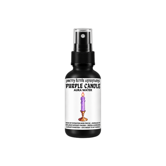 Purple Candle Aura Water 2oz | SHIPS EARLY DECEMBER