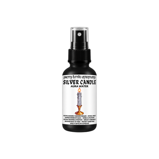 Silver Candle Aura Water 2oz | SHIPS EARLY DECEMBER