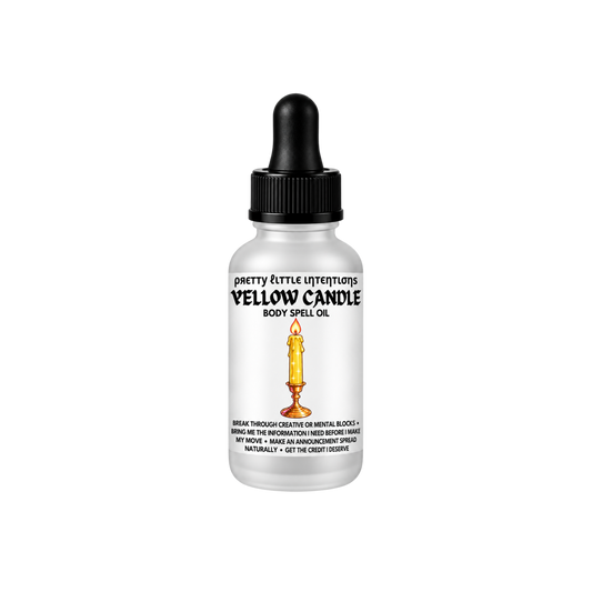 Yellow Candle Spell Oil | SHIPS LATE NOVEMBER