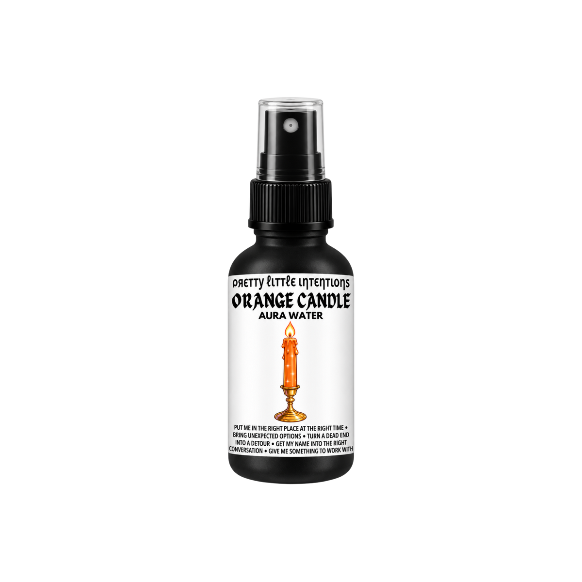 Orange Candle Aura Water 2oz | SHIPS EARLY DECEMBER