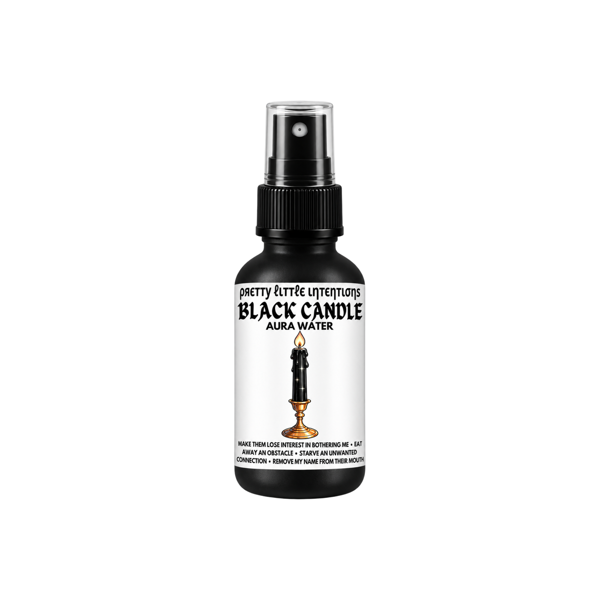Black Candle Aura Water 2oz | SHIPS EARLY DECEMBER