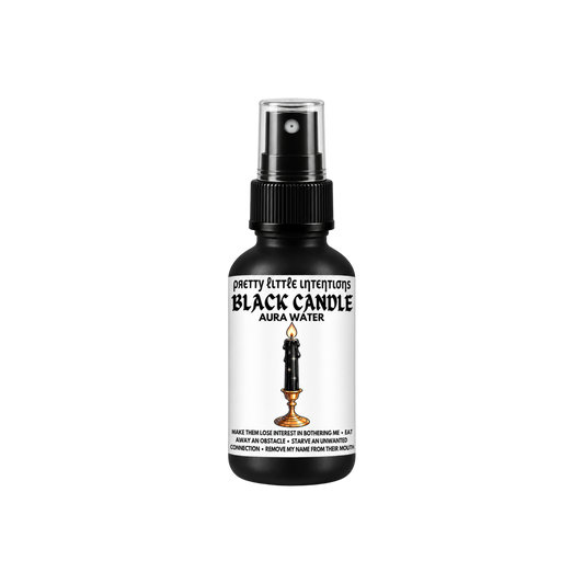 Black Candle Aura Water 2oz | SHIPS EARLY DECEMBER