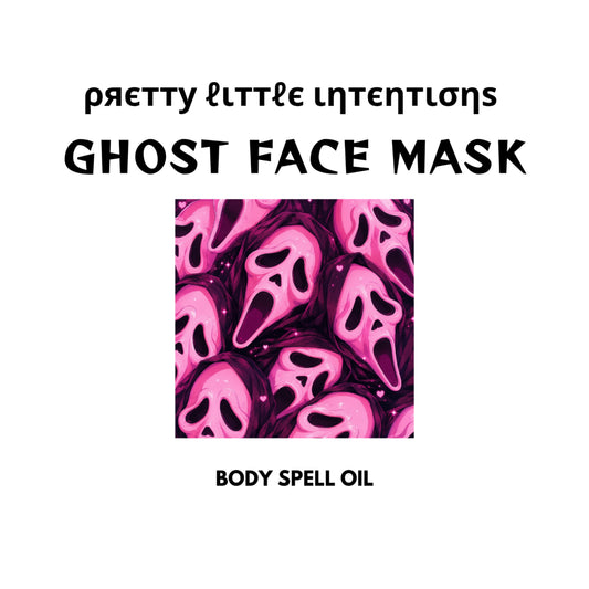 Ghost Face Mask Spell Oil | PRE-ORDER Ships After September 1st