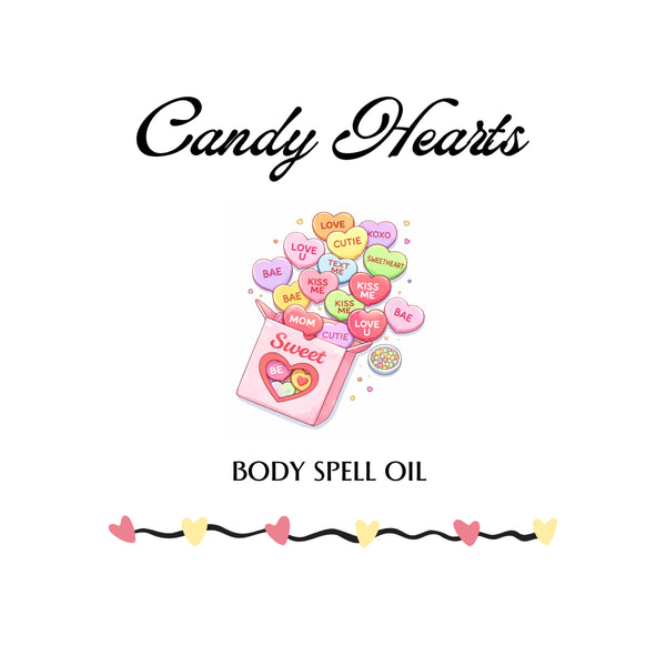 Candy Hearts Body Spell Oil Limited Edition *PRE-ORDER*