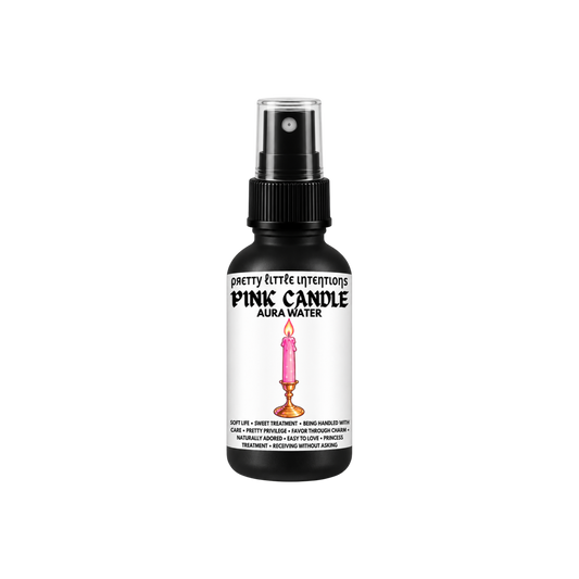 Pink Candle Aura Water 2oz | SHIPS EARLY DECEMBER