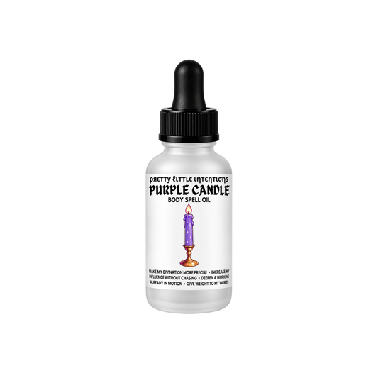 Purple Candle Spell Oil | SHIPS LATE NOVEMBER