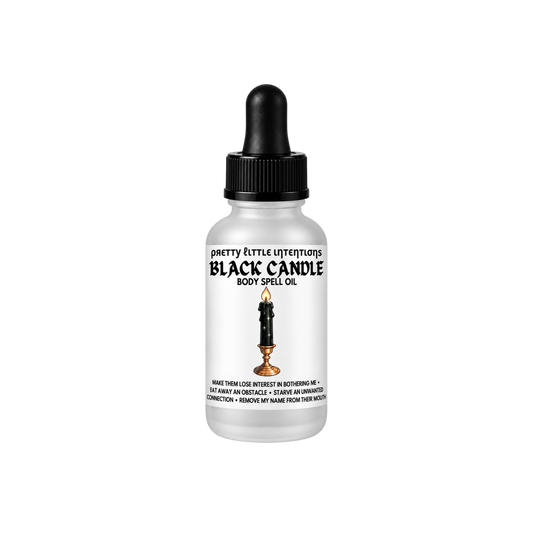 Black Candle Spell Oil | SHIPS LATE NOVEMBER